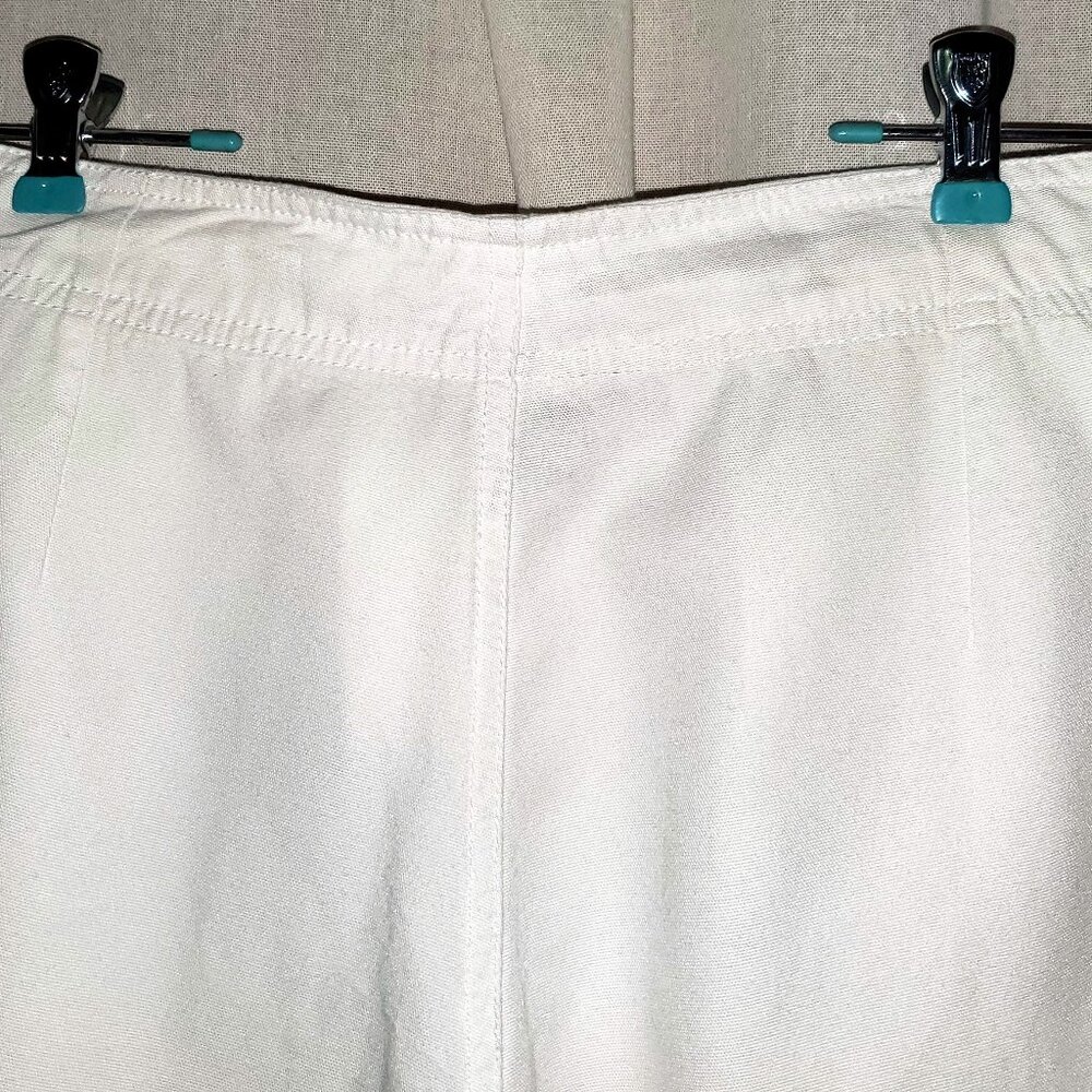 White Sierra Skimmer Size 12 White Rayon/Cotton Blend 34"W X 13"L - please read! - Picture 4 of 11